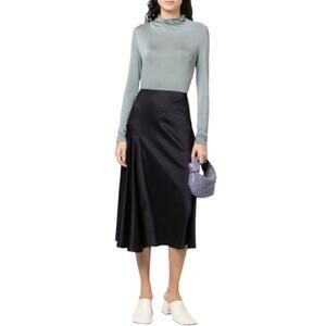 New Women’s Vince Draped High Waisted Slip Skirt Size 14